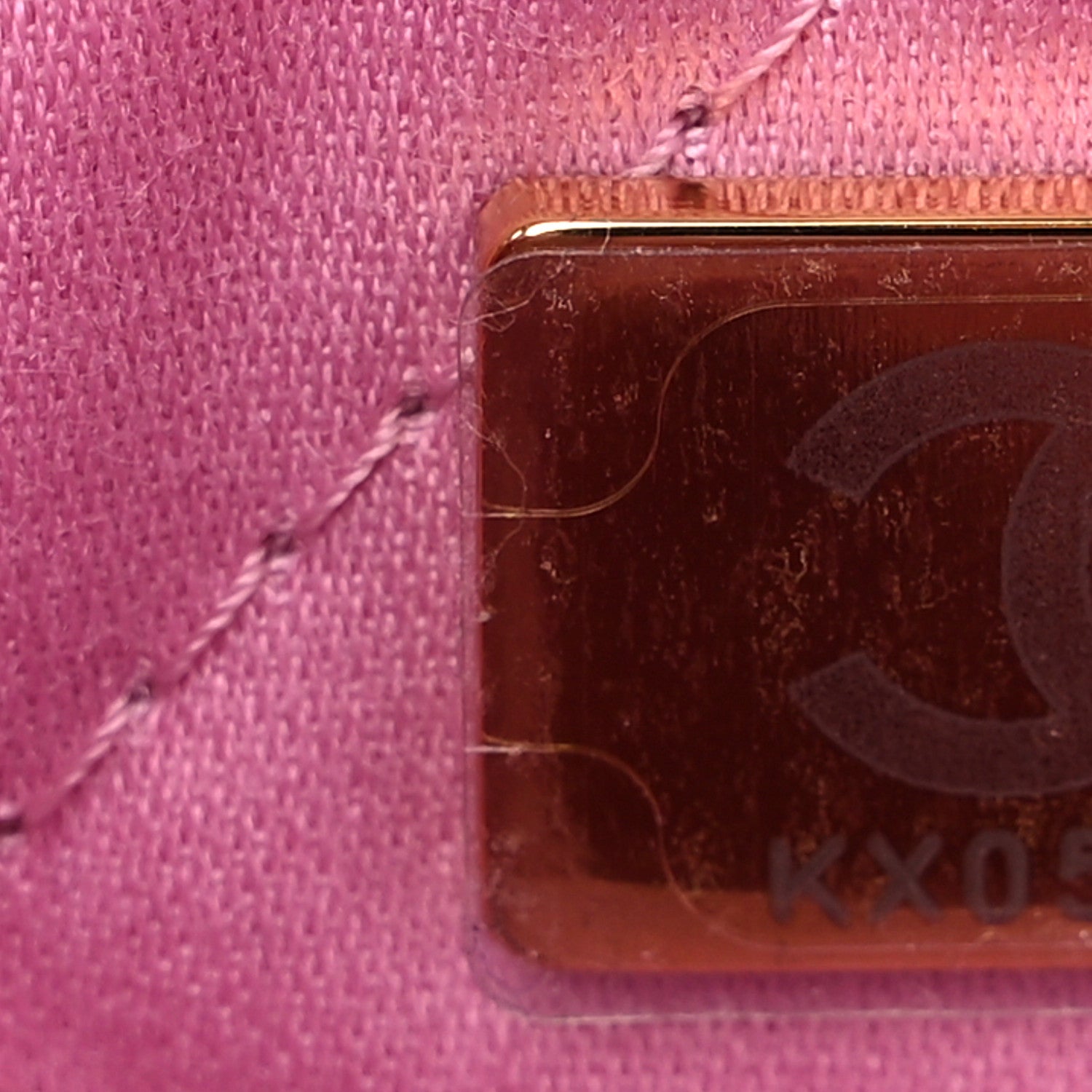 Chanel Shiny Calfskin Quilted Small Chanel 22 Pink 7 of 9