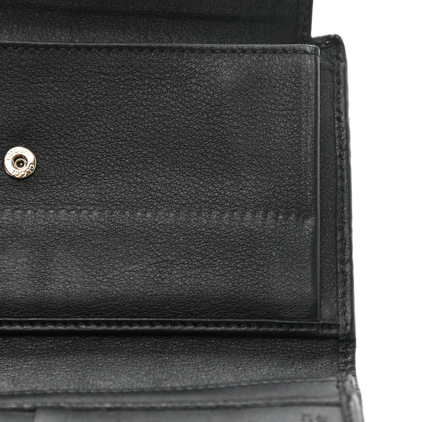 Guccissima Ladies Web Long Wallet Black