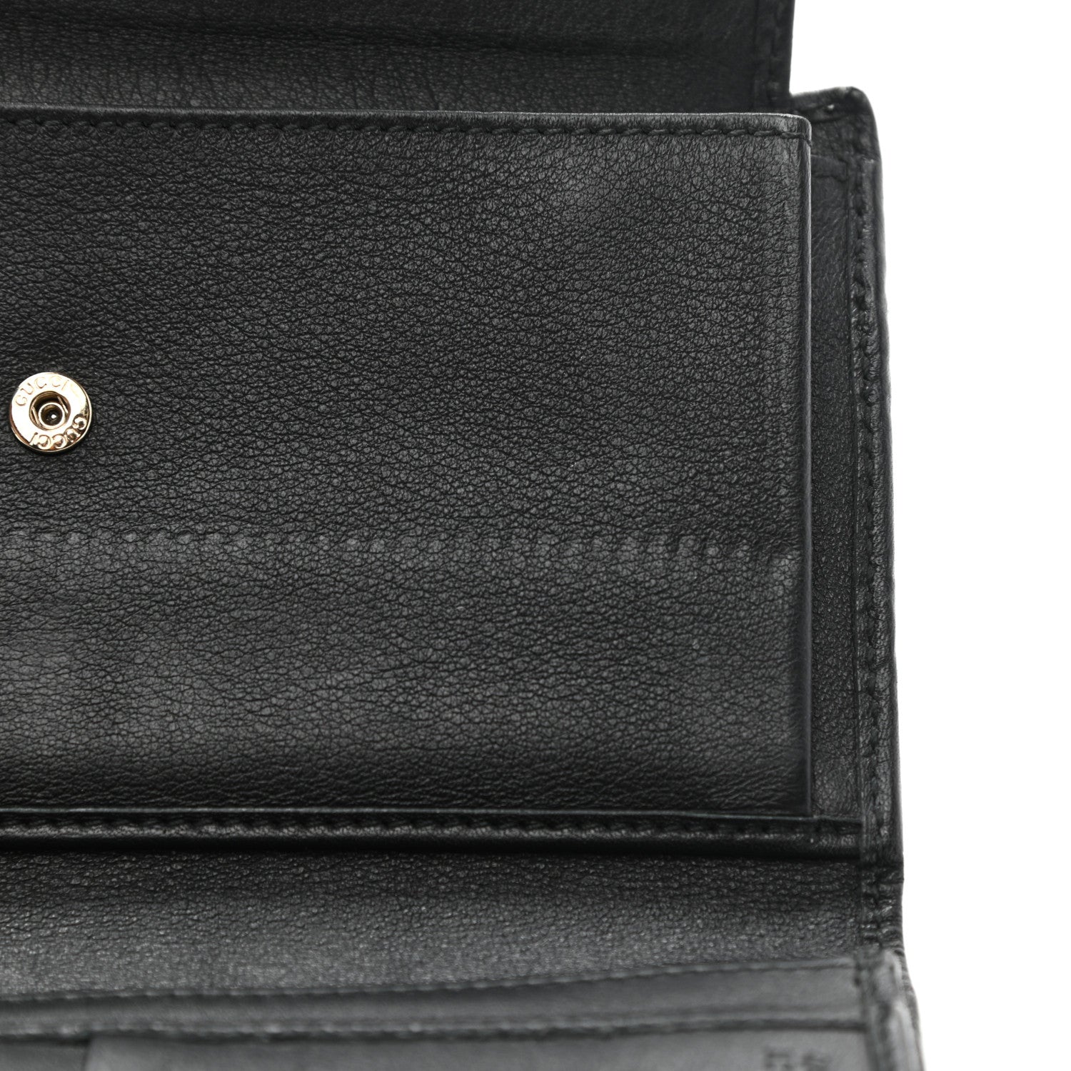 Gucci Guccissima Ladies Web Long Wallet Black 10 of 15