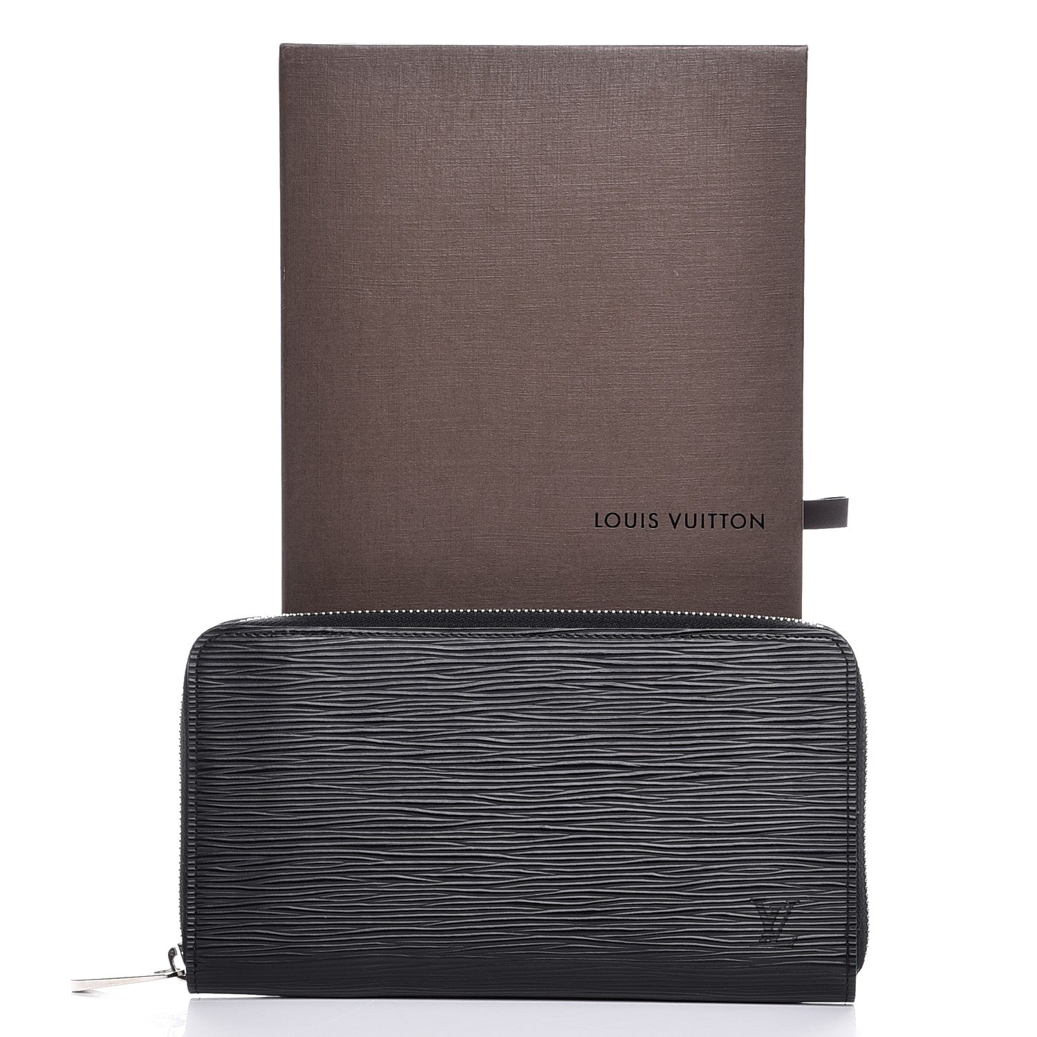 Louis Vuitton Epi Zippy Organizer Wallet Black 8 of 8