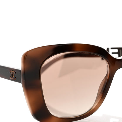 Chanel Acetate Strass Square Sunglasses 5422 Tortoise 5 of 8