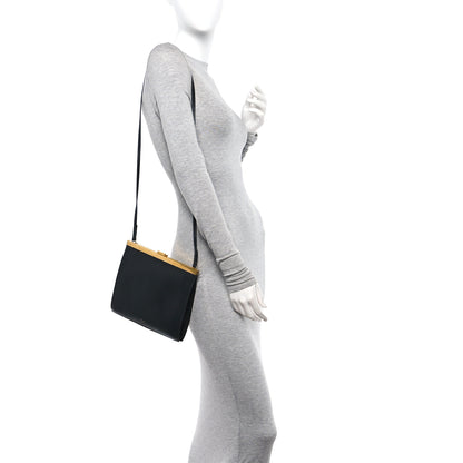 Celine Smooth Calfskin Mini Clasp Bag Black 2 of 9