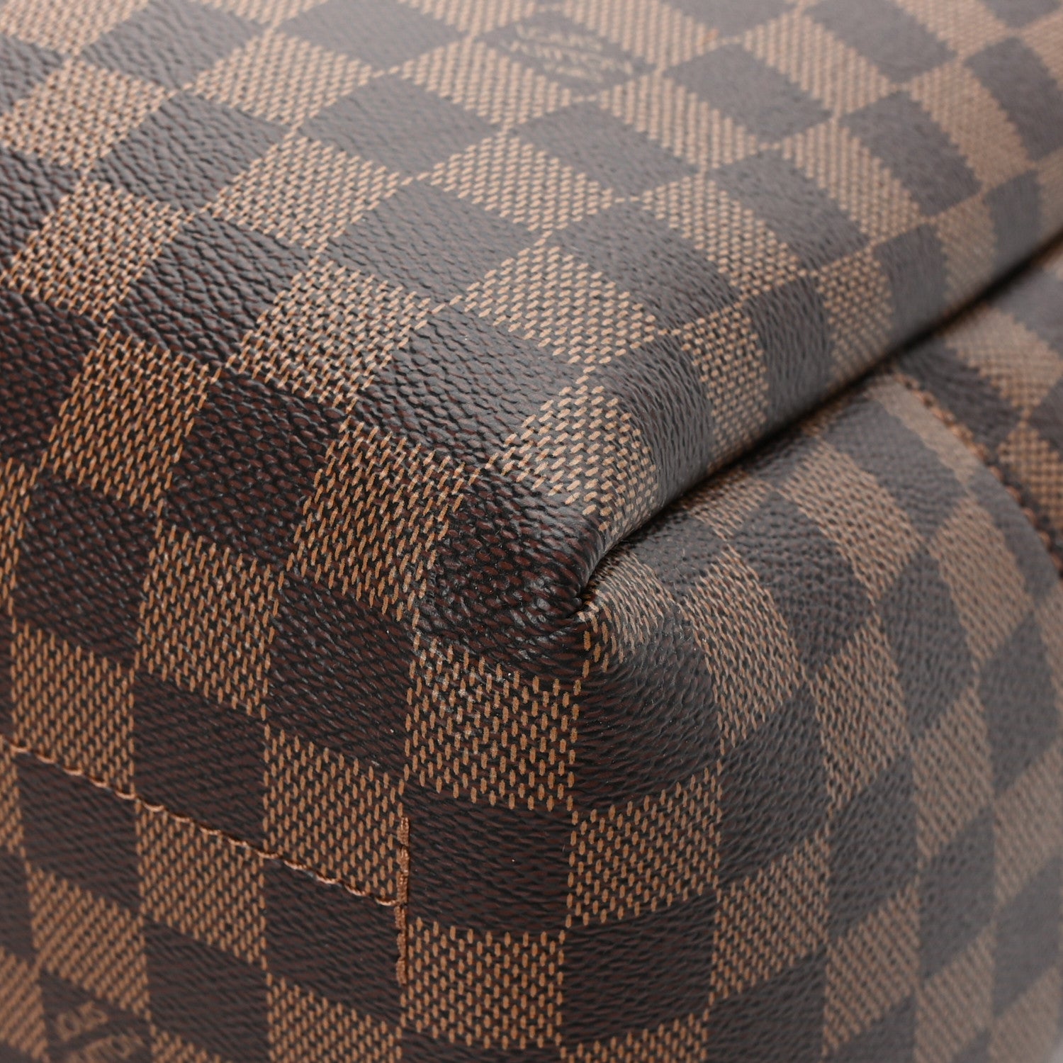 Louis Vuitton Damier Ebene Belmont MM Black 9 of 11