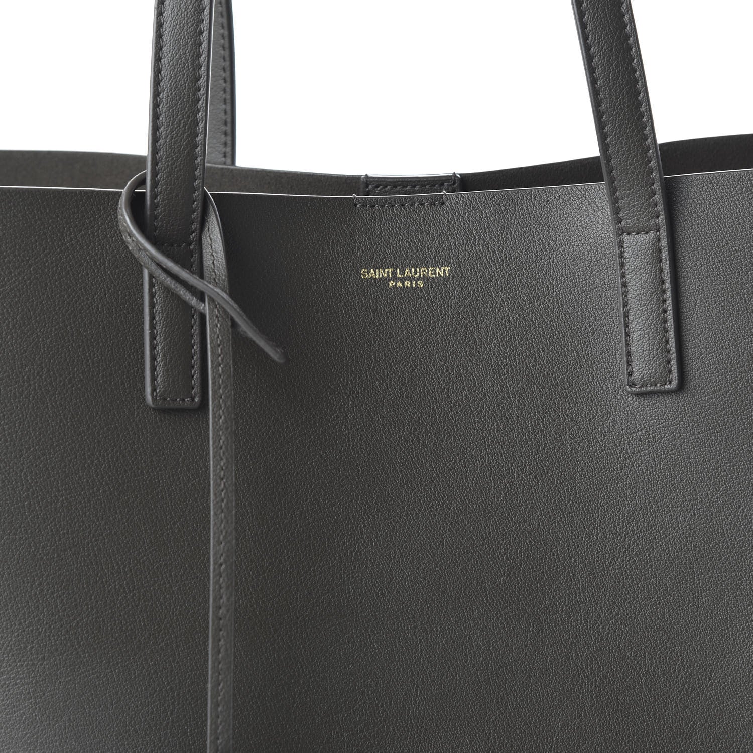 Saint Laurent Calfskin Large Shopping Tote Pebble 6 of 10