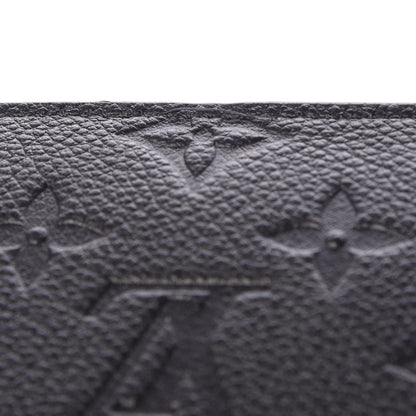 Louis Vuitton Empreinte Felicie Chain Wallet Zippered Insert Black 7 of 7