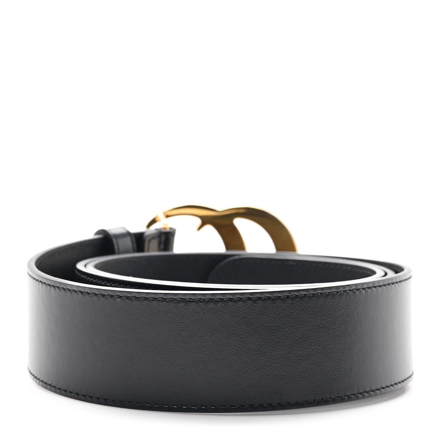 Gucci Plutone Calfskin Double G 40mm Belt 100 40 Black 2 of 4