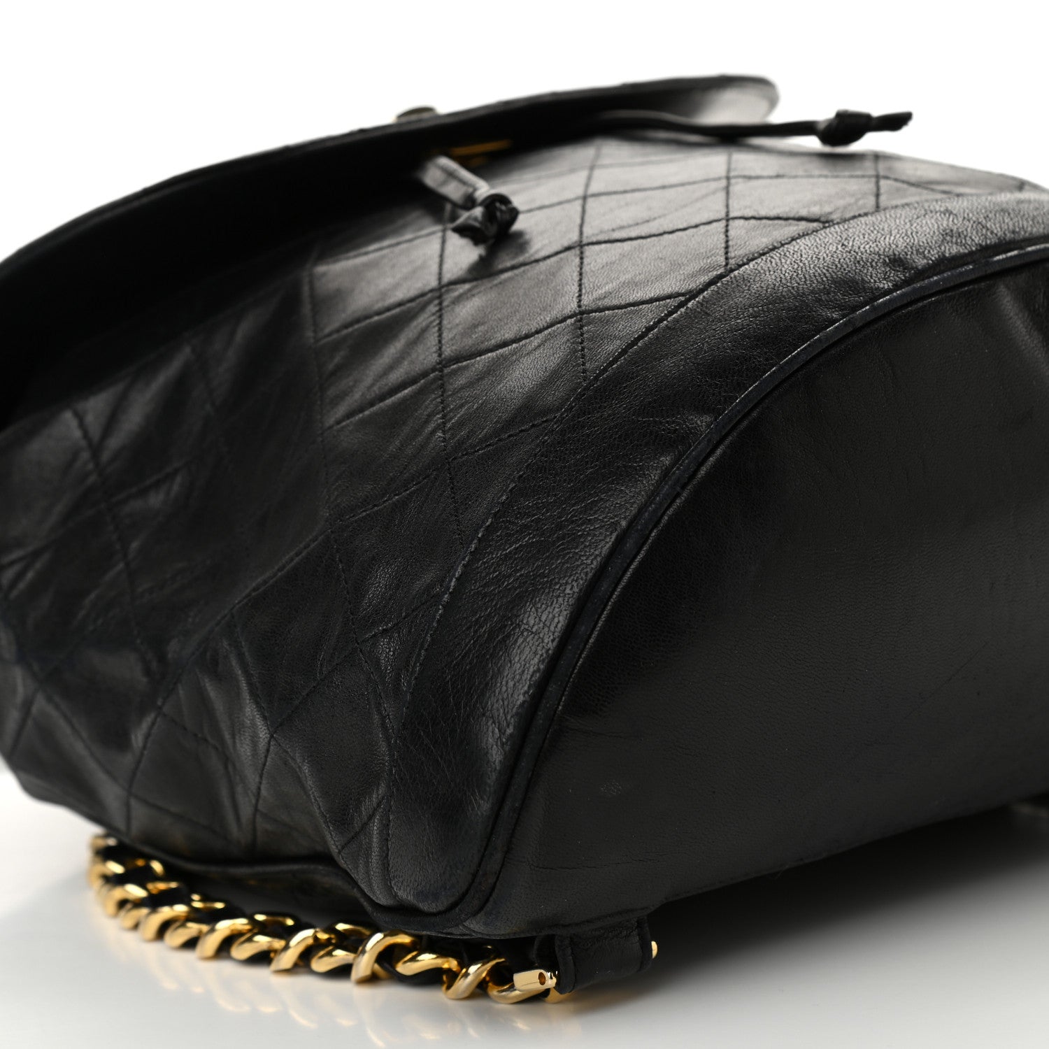 Chanel Lambskin Quilted Backpack Black 8 of 11