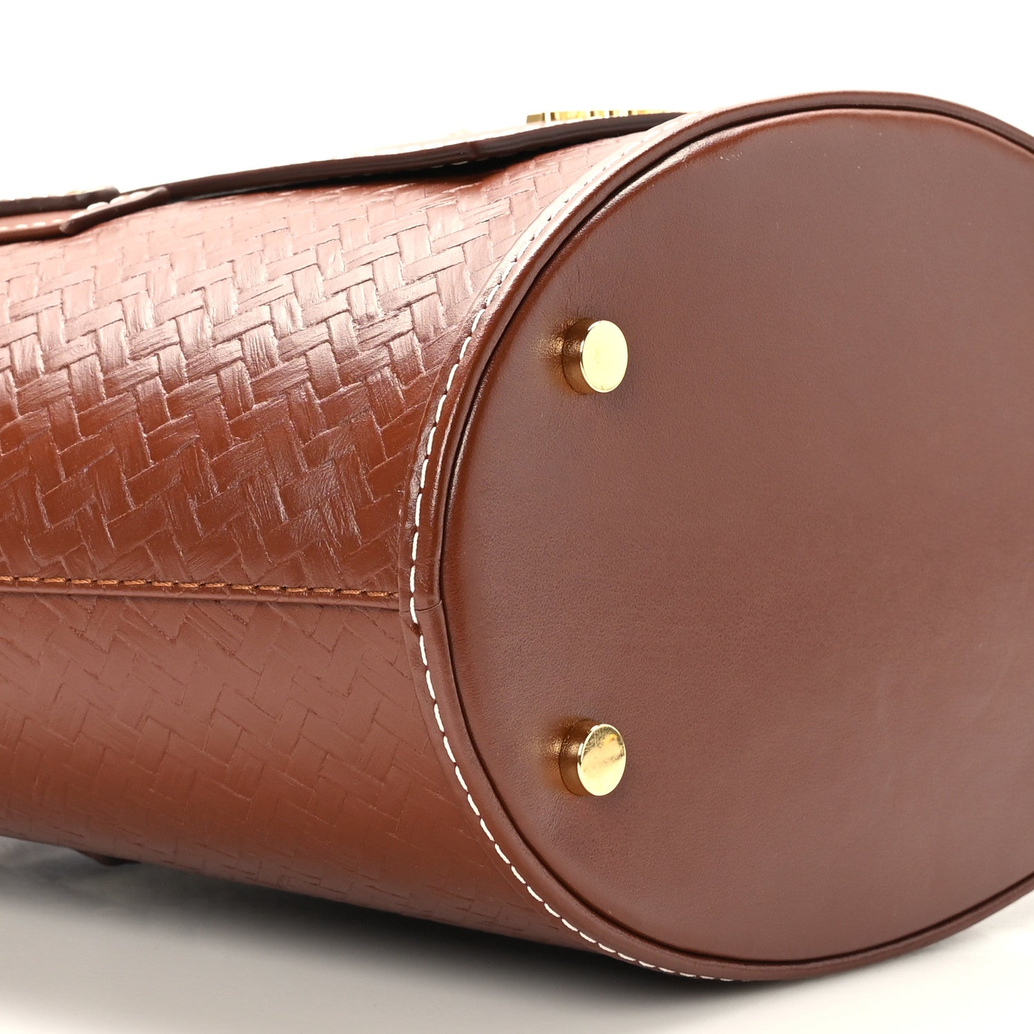 Jacquemus Weave Embossed Calfskin Le Petit Panier Soli Cuir 7 of 9