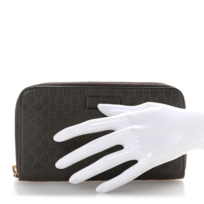 Gucci Microguccissima Zip Around Wallet Grey 2 of 11
