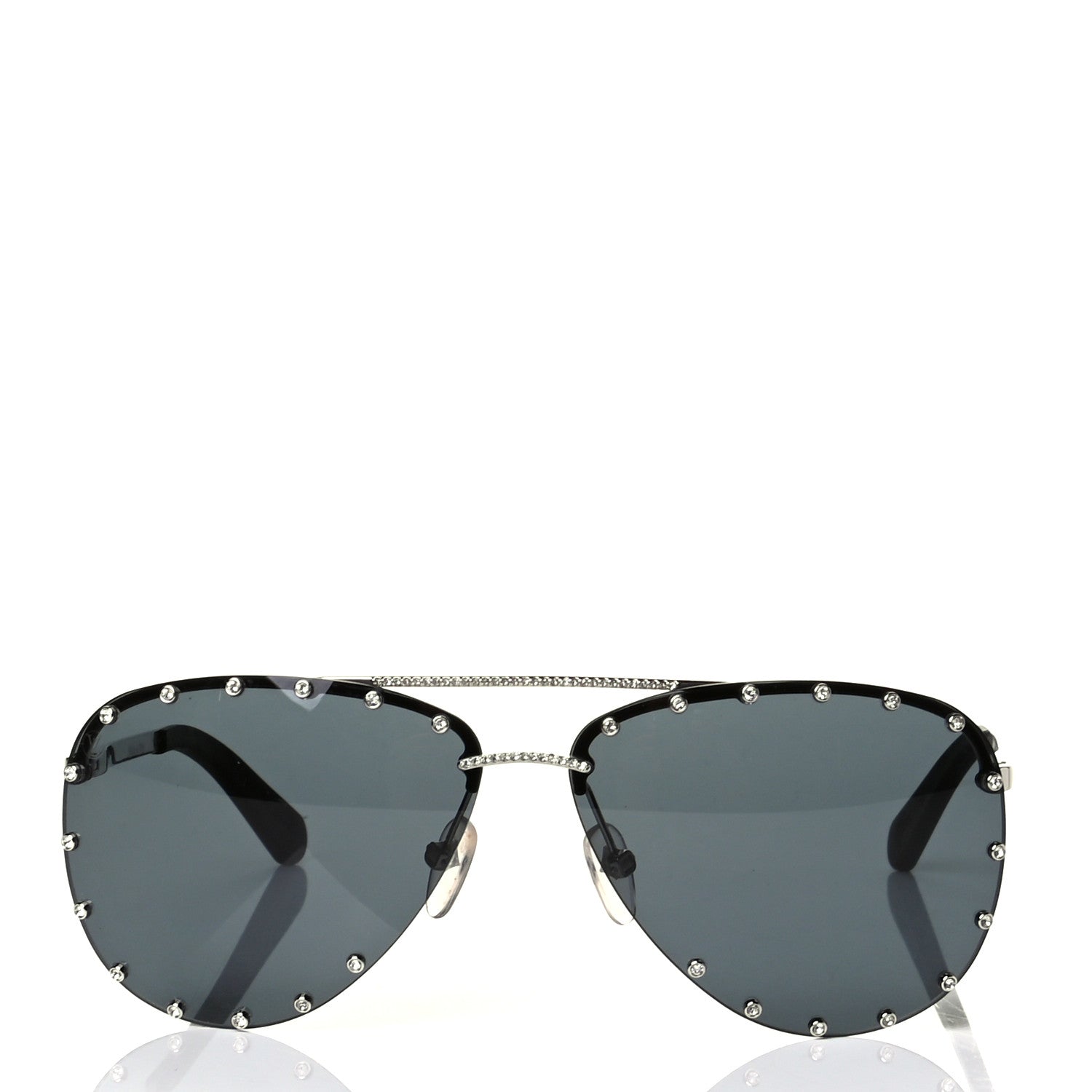 Louis Vuitton The Party Aviator Sunglasses Z0995E Black 2 of 5