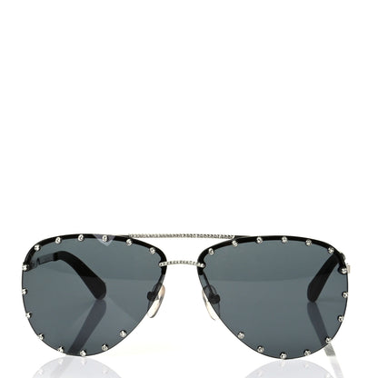 Louis Vuitton The Party Aviator Sunglasses Z0995E Black 2 of 5