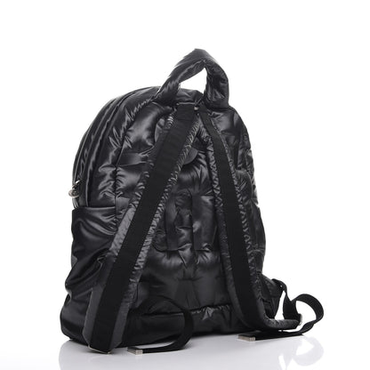Chanel Nylon Embossed Small Doudoune Backpack Black 3 of 8