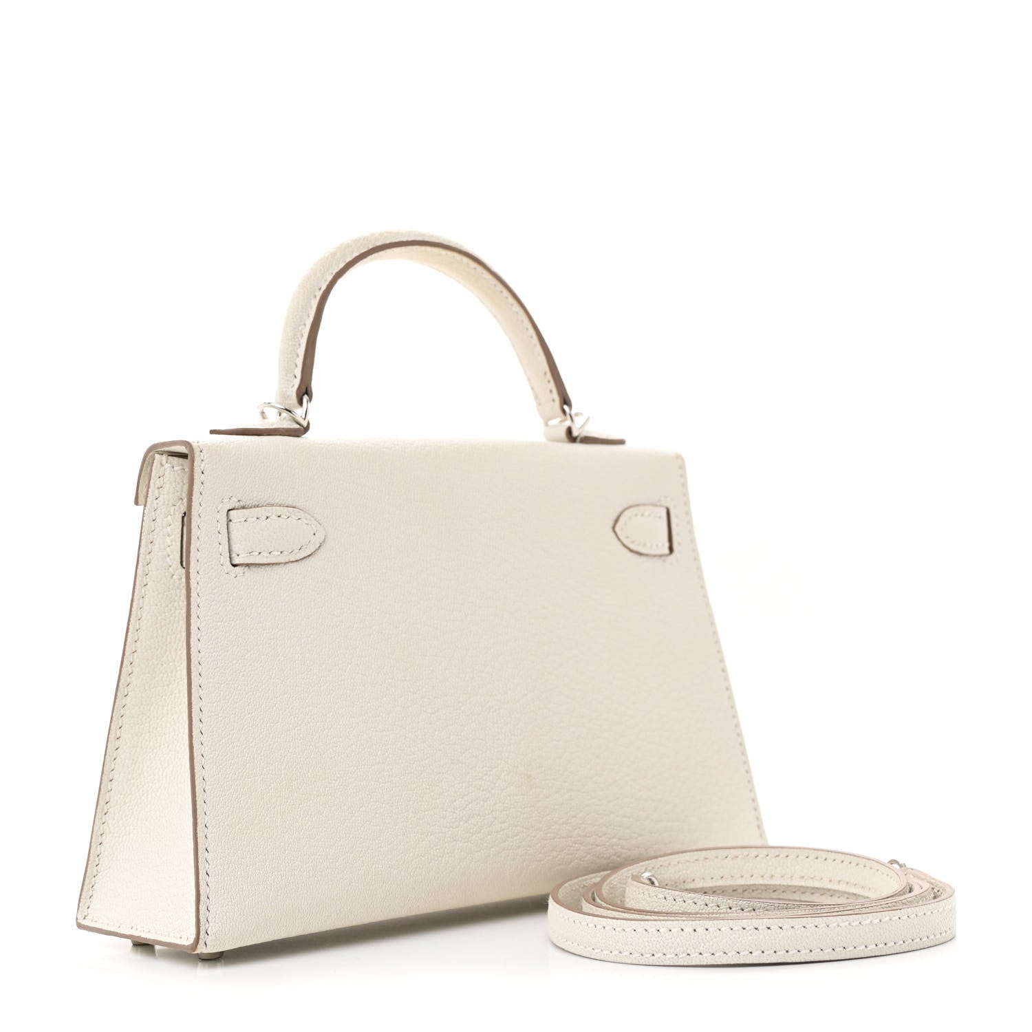 Hermes Chevre Mysore Mini Kelly Sellier 20 Mushroom 2 of 13