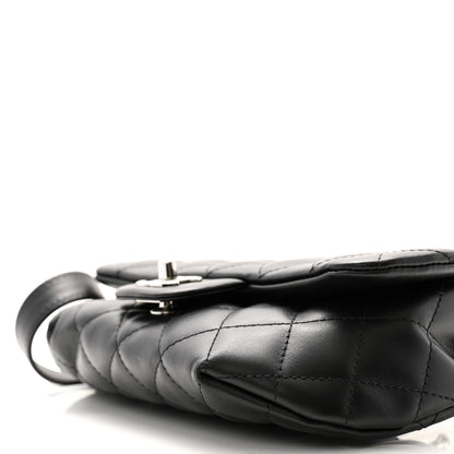 Chanel Calfskin Quilted CC Uniform Flap Belt Bag Black 9 of 9