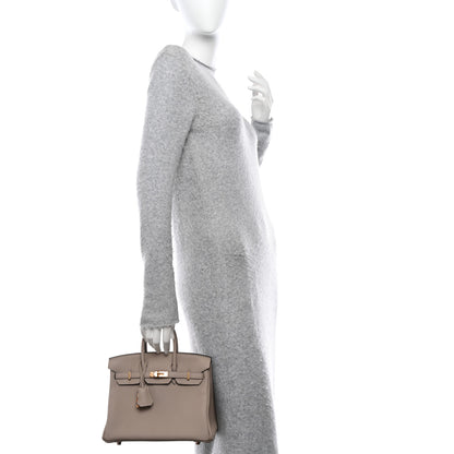 Hermes Togo Birkin 25 Gris Tourterelle 3 of 15
