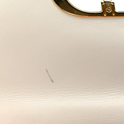Christian Dior Calfskin Cannage Small Caro Bag Ivory 12 of 12