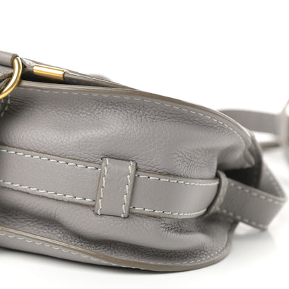 Chloe Calfskin Mini Marcie Round Crossbody Bag Cashmere Grey 8 of 9