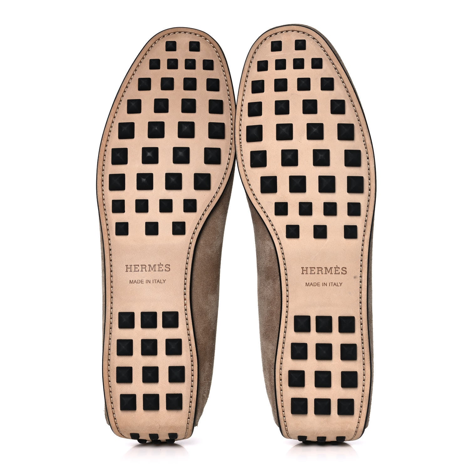 Hermes Suede Mens Come Moccasin Loafers 45 5 of 9