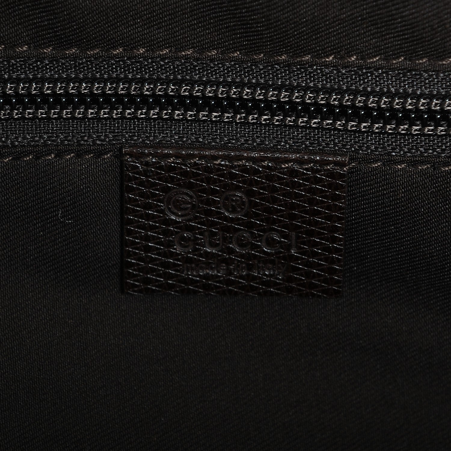 Gucci Denim Monogram Large Carry On Duffle Dark Brown 6 of 6