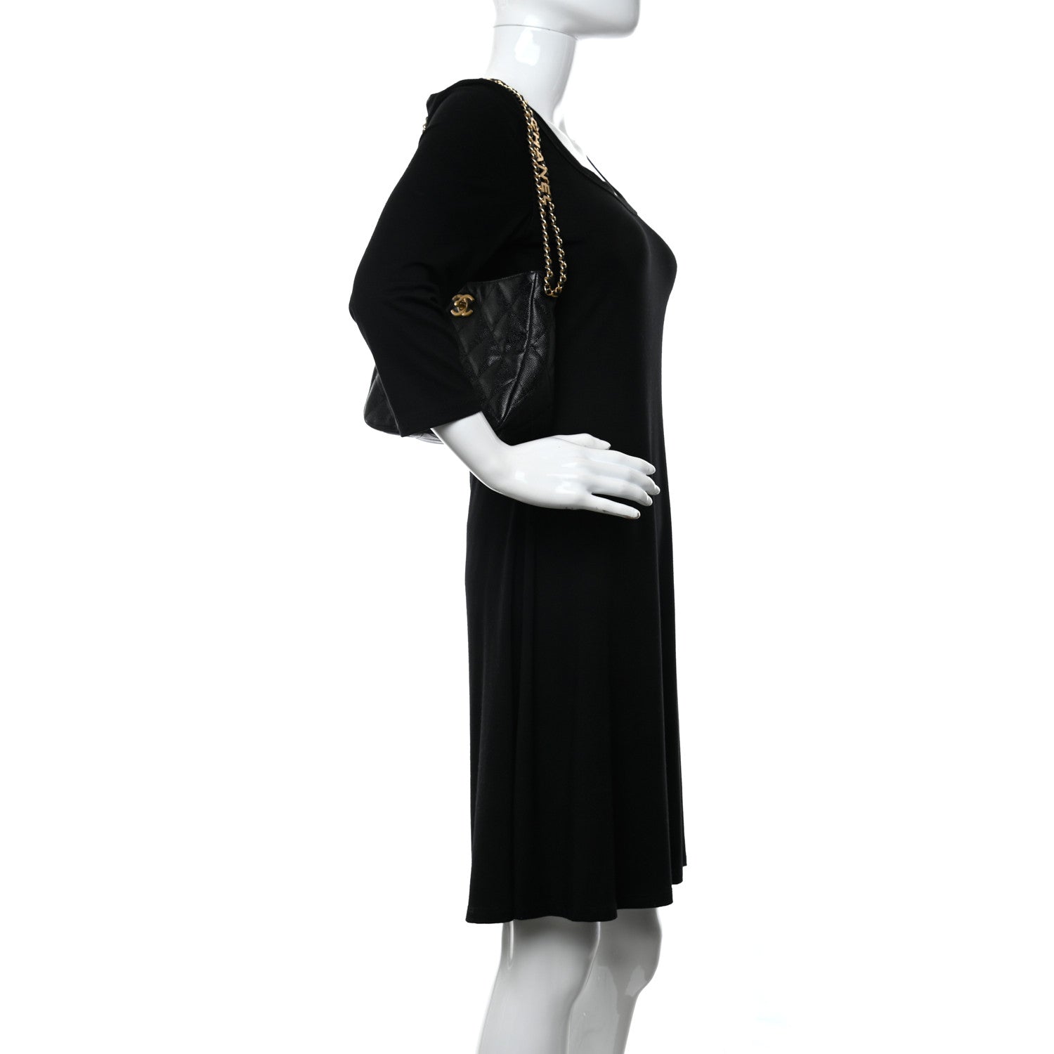 Chanel Caviar Quilted Small Pick Me Up Hobo Black 2 of 12