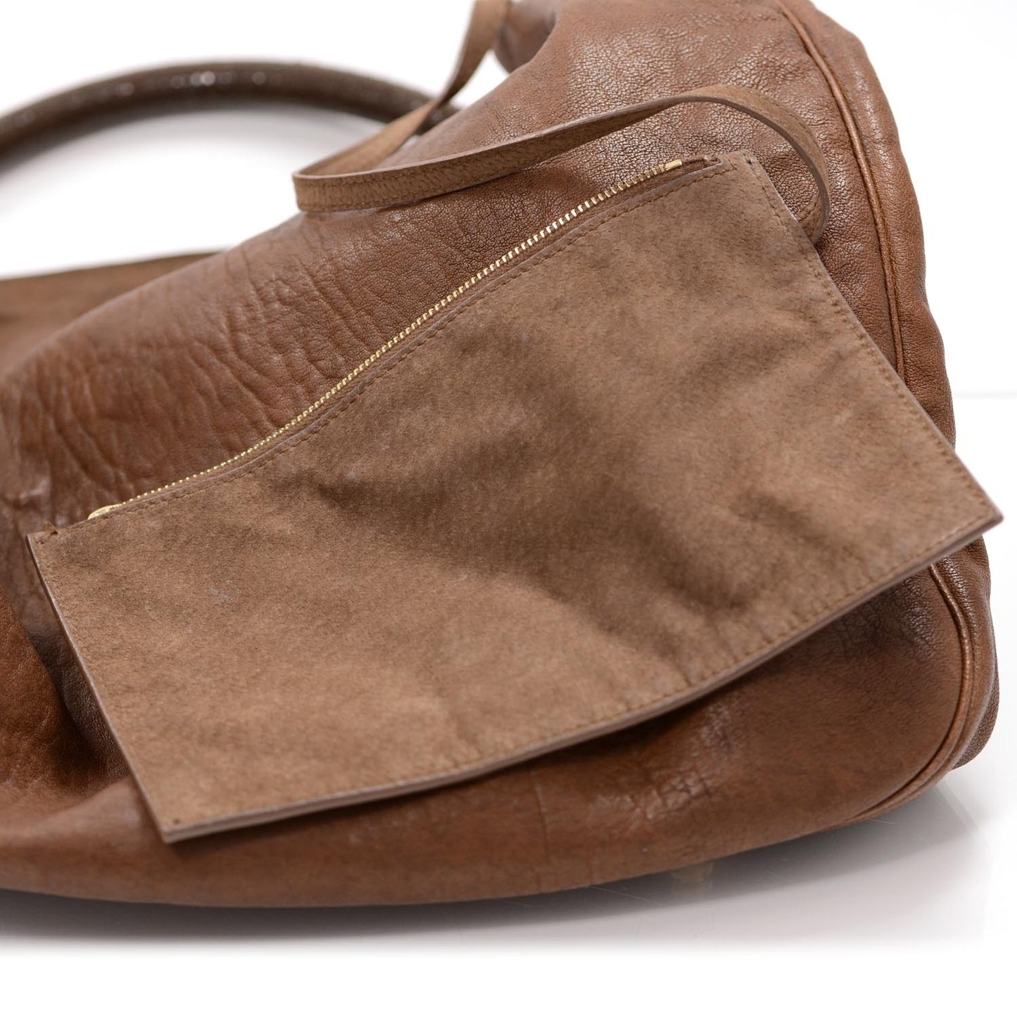 Leather Large Roady Brown