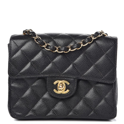 Chanel Caviar Quilted Mini Square Flap Black 1 of 9