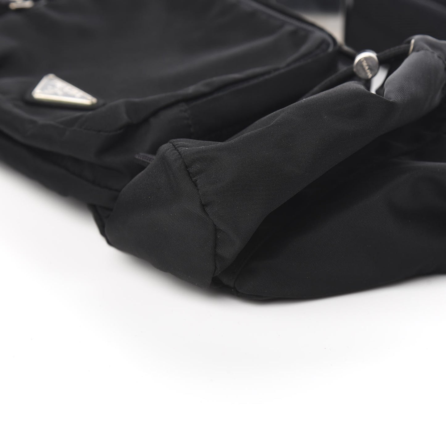 Tessuto Nylon Belt Bag Black