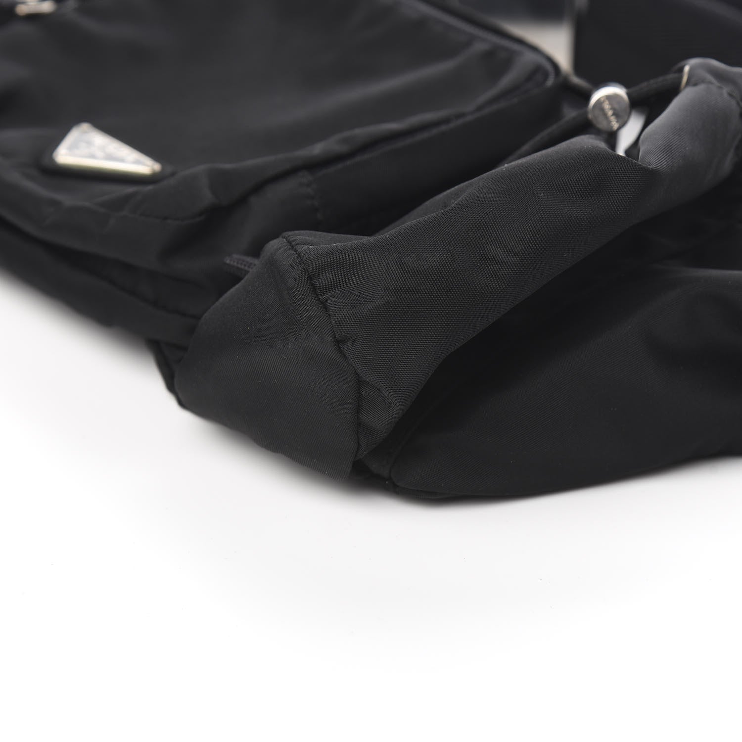 Prada Tessuto Nylon Belt Bag Black 8 of 9