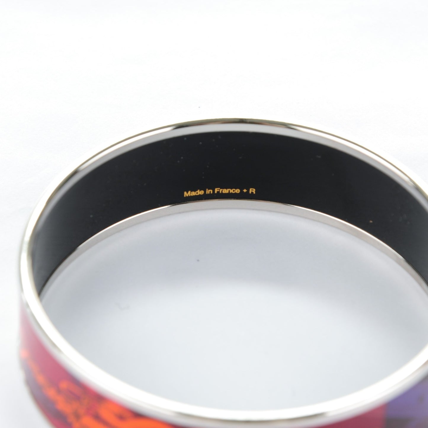 Enamel Printed Della Cavalleria Wide Bracelet 65 Cacao