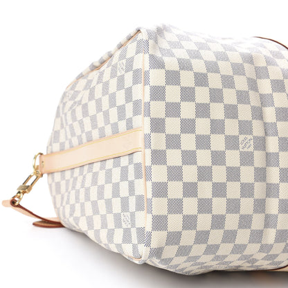 Louis Vuitton Damier Azur Keepall Bandouliere 55 5 of 11