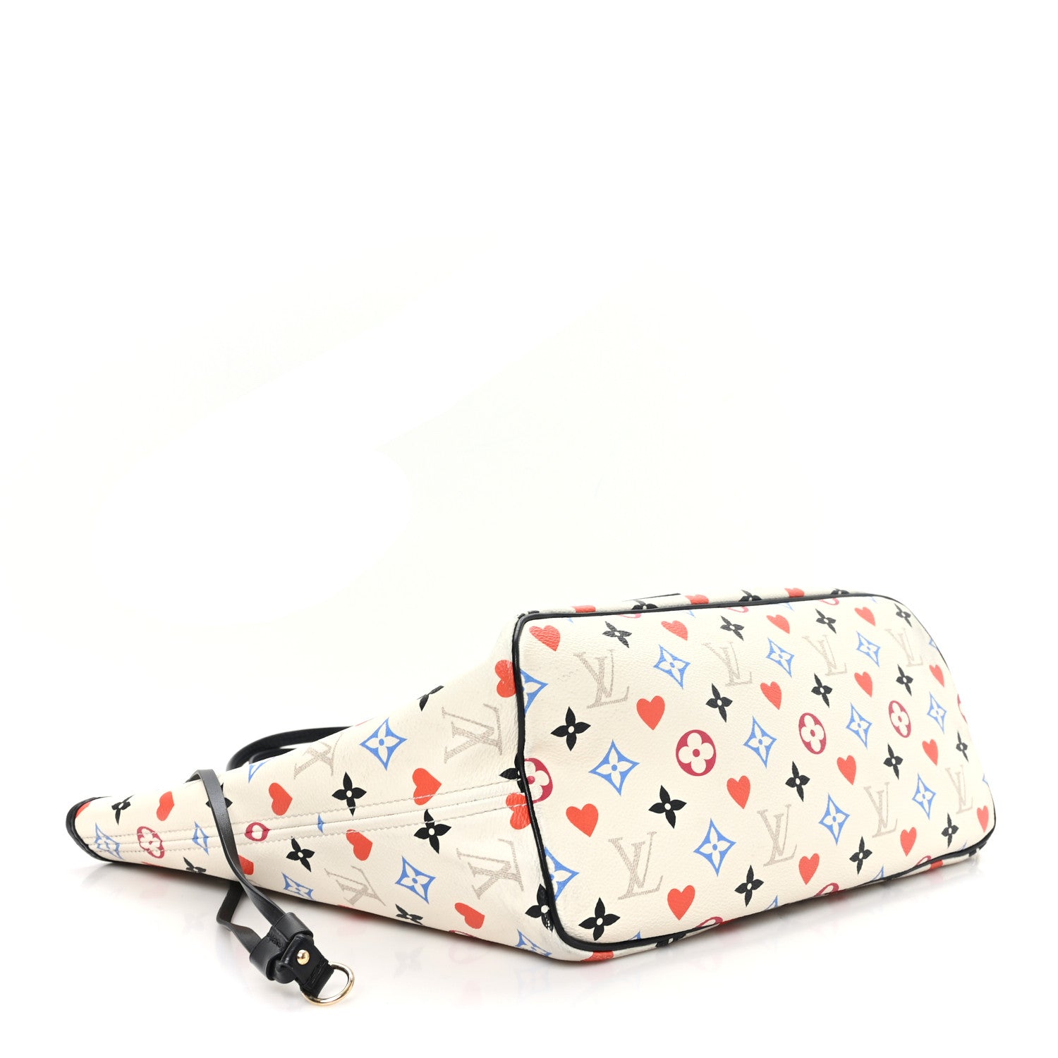 Louis Vuitton Game On Neverfull MM   White 4 of 11