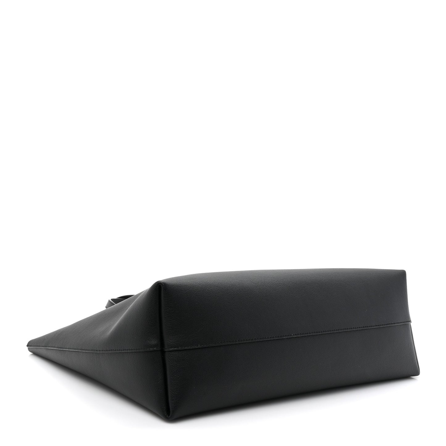 Calfskin Large Shopping Tote Black