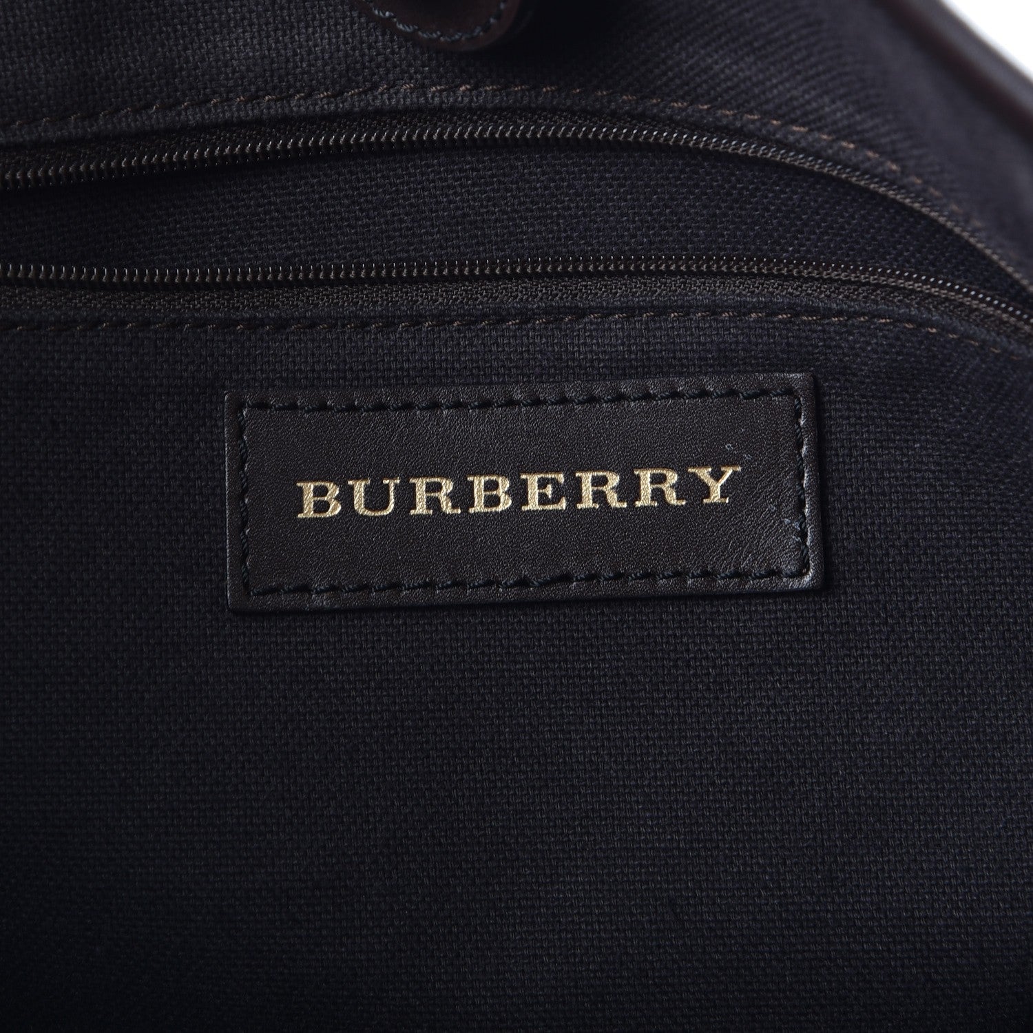Burberry Haymarket Check Large Nick Tote Chocolate 6 of 12