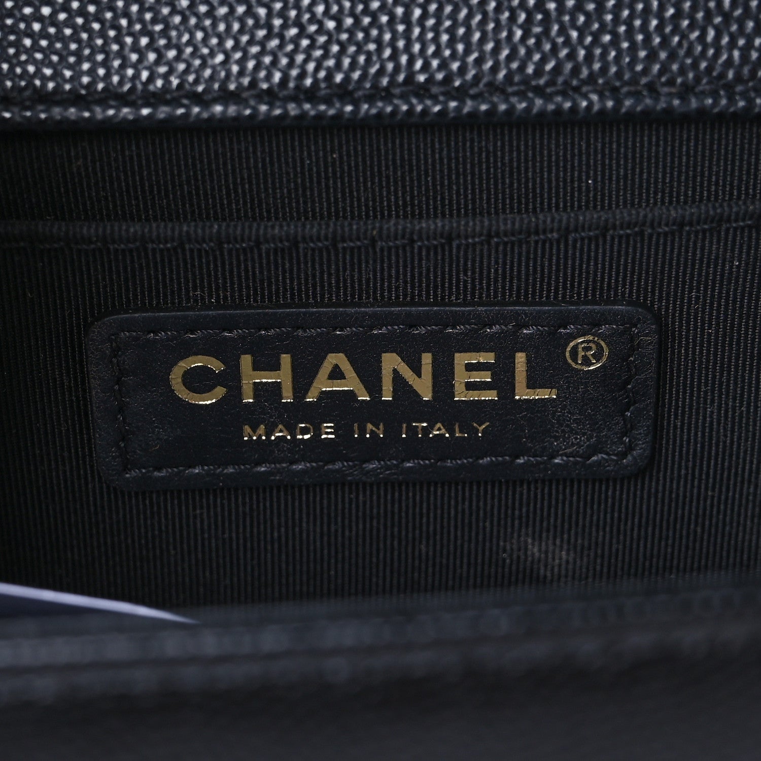 Chanel Caviar Quilted Medium Boy Flap Black 6 of 9