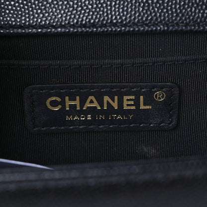 Chanel Caviar Quilted Medium Boy Flap Black 6 of 9
