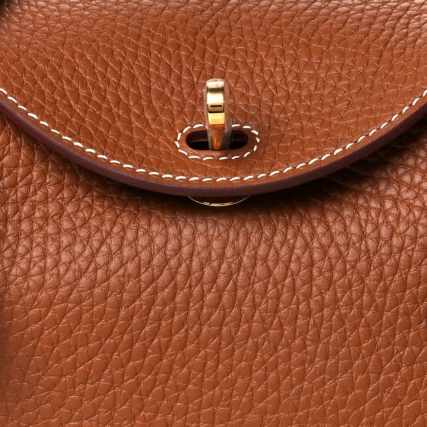Taurillon Clemence Mini Lindy 20 Gold