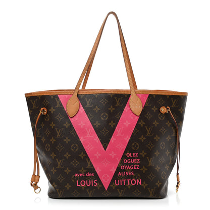 Louis Vuitton Monogram V Neverfull MM Grenade 1 of 11