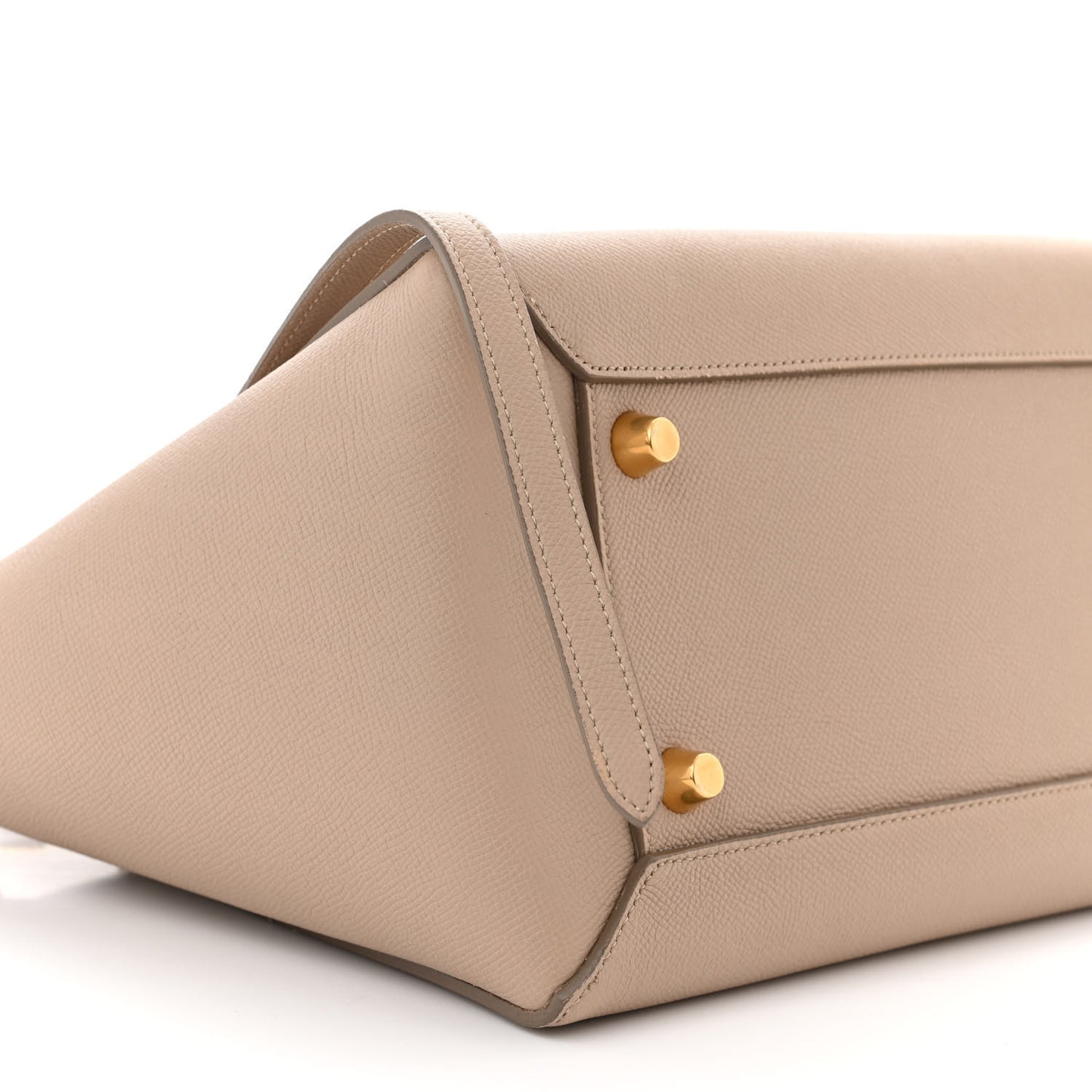 Grained Calfskin Mini Belt Bag Light Taupe