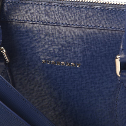 Burberry Textured Calfskin Barrow Briefcase Deep Blue 9 of 9