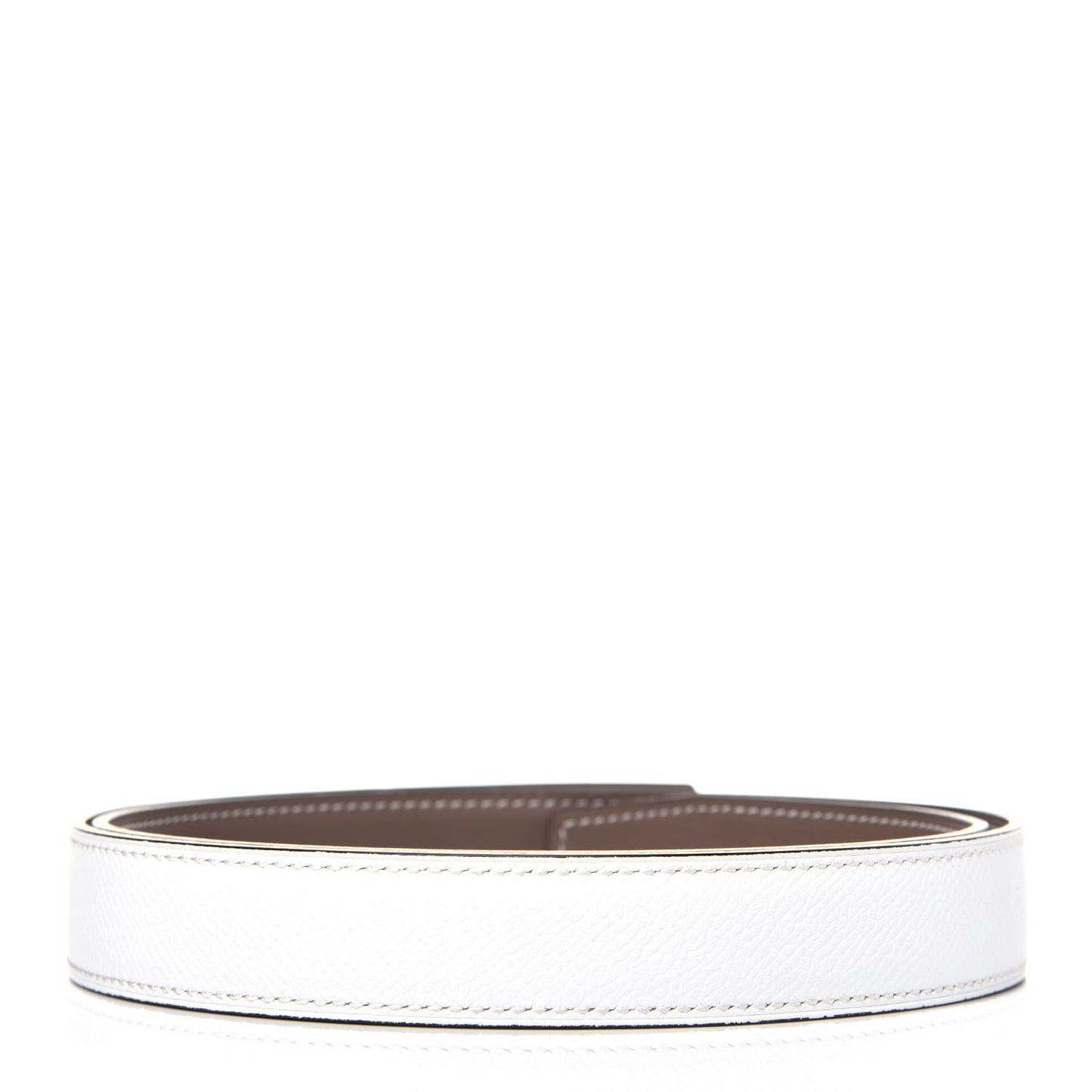 Swift Epsom 24mm Belt Strap 80 White Etoupe