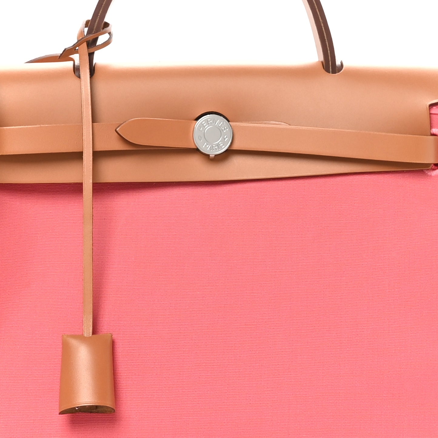 Vache Hunter Toile Herbag Zip 31 PM Rose Azalee Natural