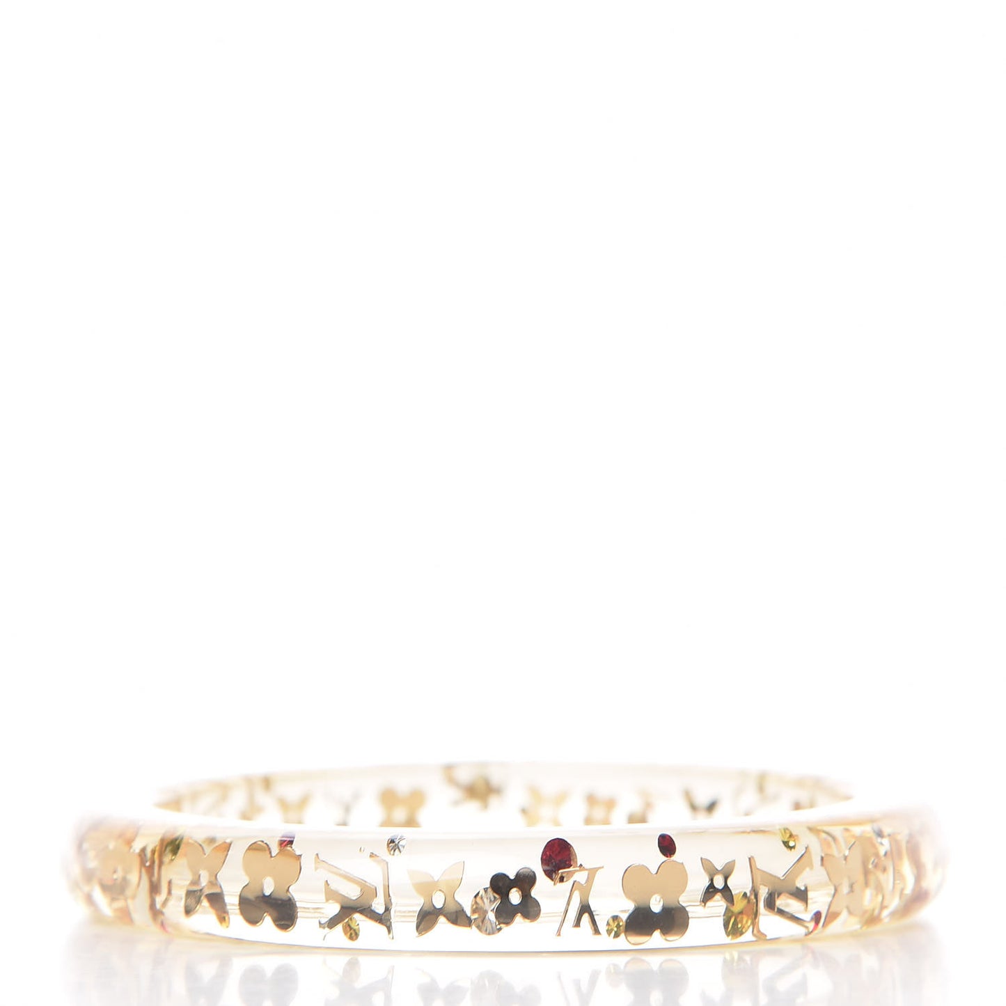 Resin Swarovski Inclusion Bracelet PM Transparent