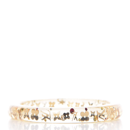 Louis Vuitton Resin Swarovski Inclusion Bracelet PM Transparent 1 of 4