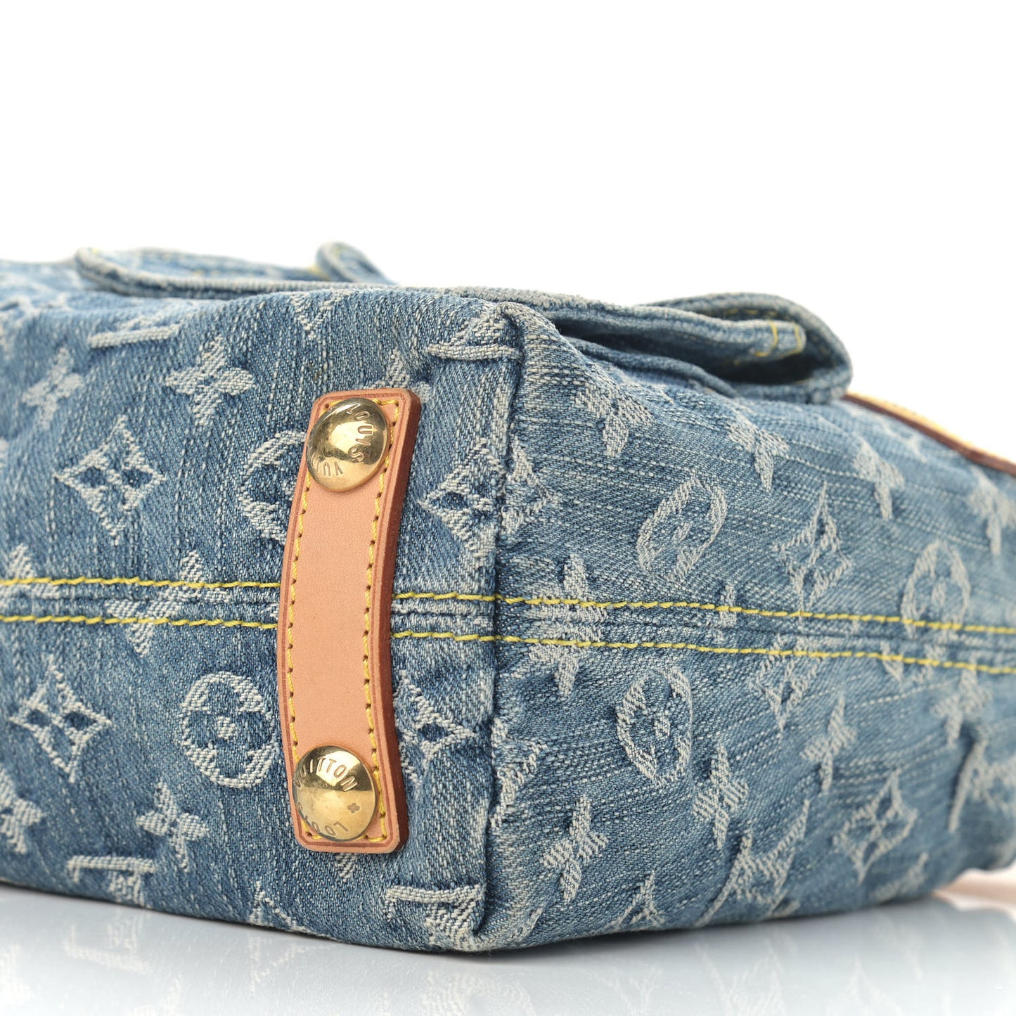 Monogram Denim Baggy PM Blue