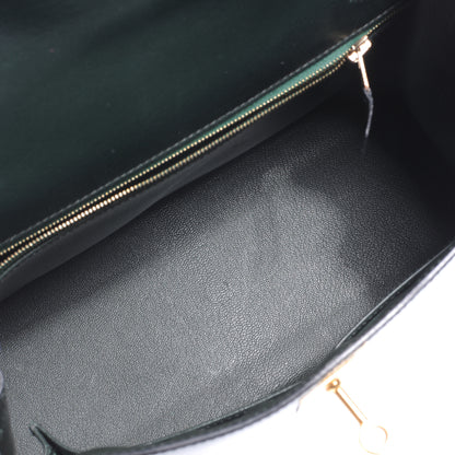 Hermes Box Calf Kelly 28 Vert Fonce 10 of 11
