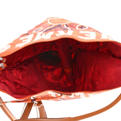 Hermes Silk Barenia Kelly En Perles Silky City 33 Bag Fauve Orange Anthracite Frambroise 6 of 14