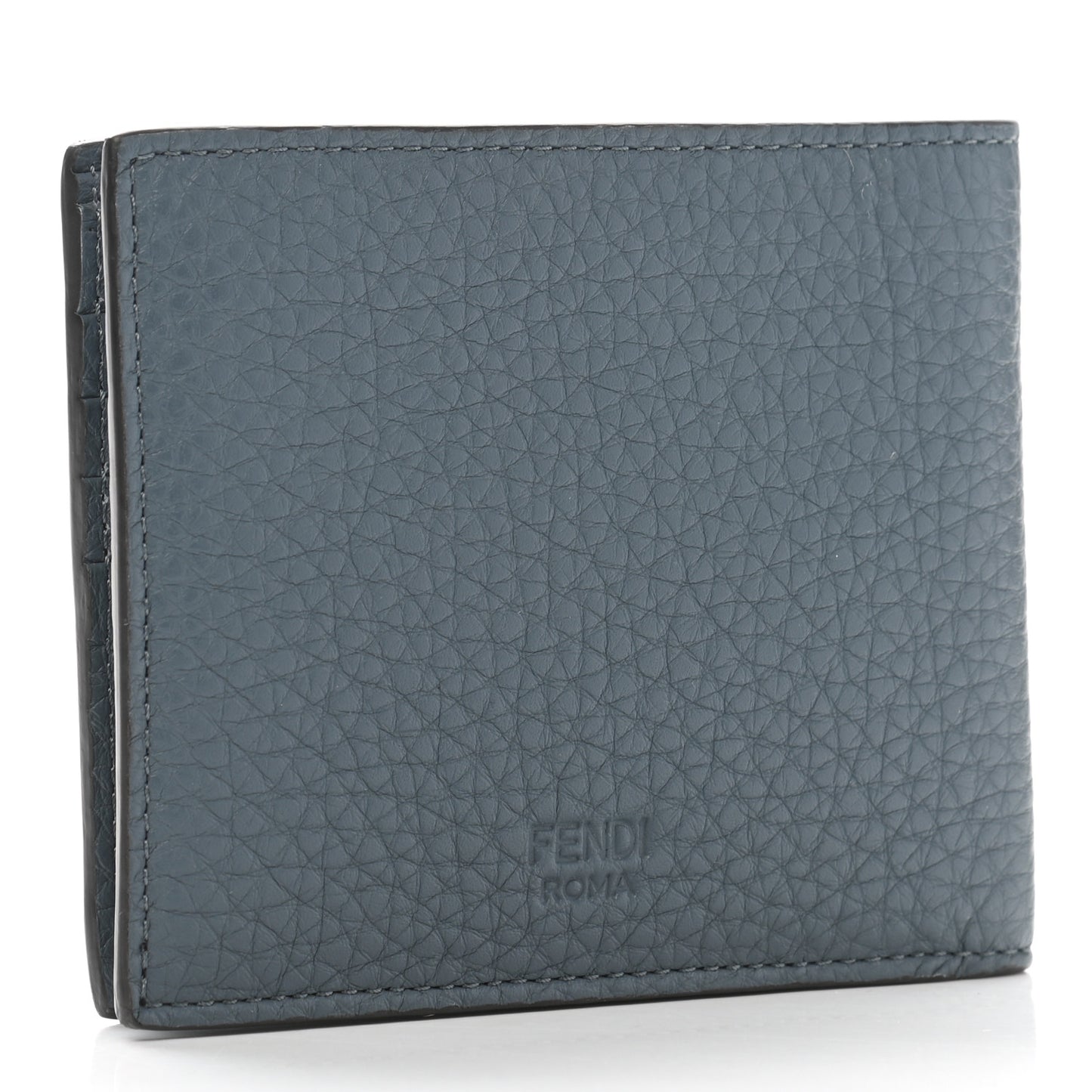 Cuoio Romano Fluo Metal Bug Eyes Bi-fold Wallet Tempesta Rosa Fluo