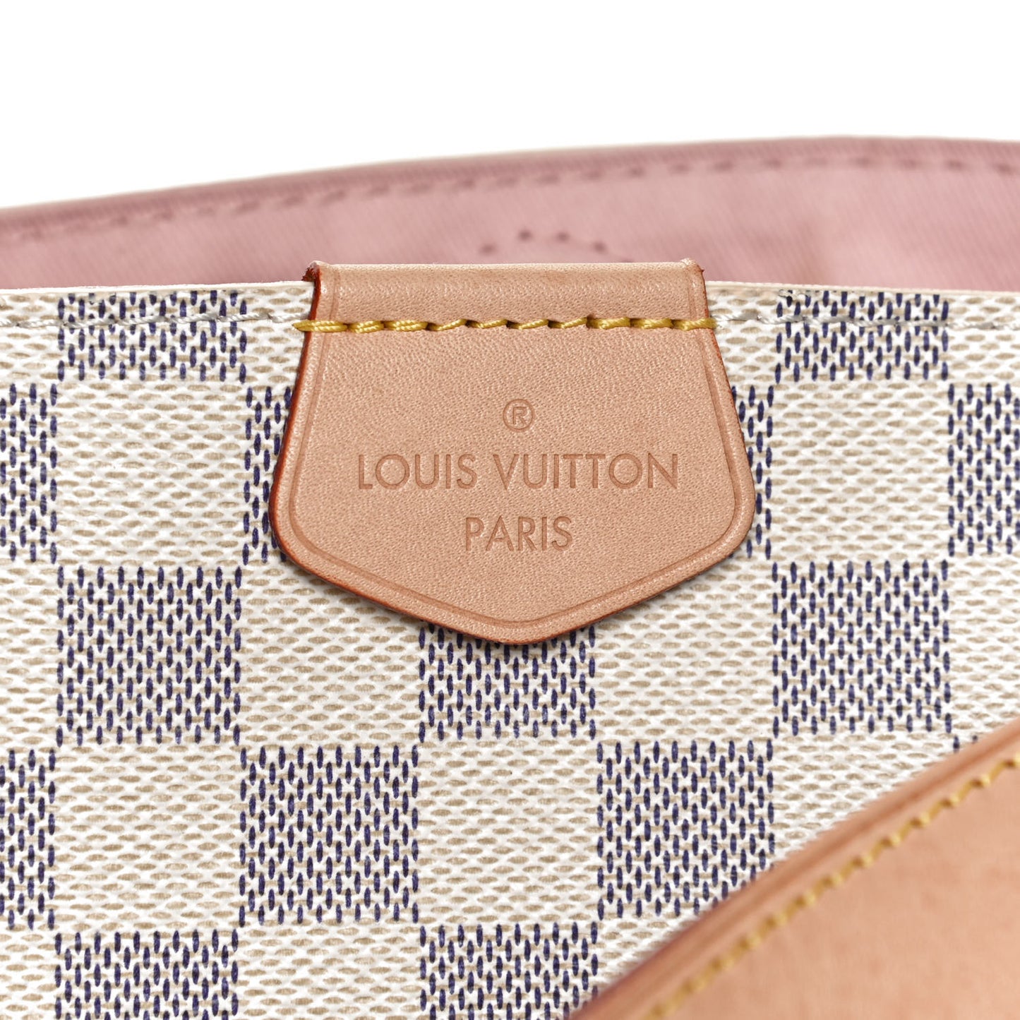 Damier Azur Graceful PM Rose Ballerine