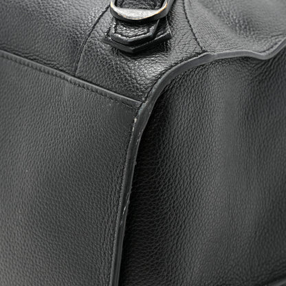 Balenciaga Grained Calfskin Neo Classic Black Hardware Large Top Handle Bag Black 15 of 21