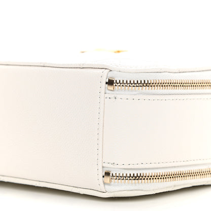 Chanel Caviar Quilted Small Pick Me Up Vanity Case White 10 of 11